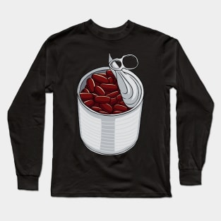 Can Of Beans Kidney Beans Baked Beans Long Sleeve T-Shirt